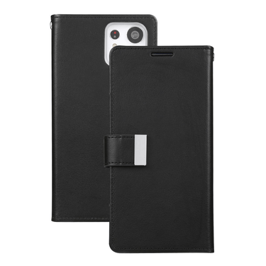 Samsung Galaxy S24 Ultra Compatible Case Cover Made Of Rich Diary - Black
